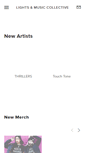 Mobile Screenshot of lightsandmusic.com